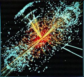 Particle physics - miniature black hole or anti-matter